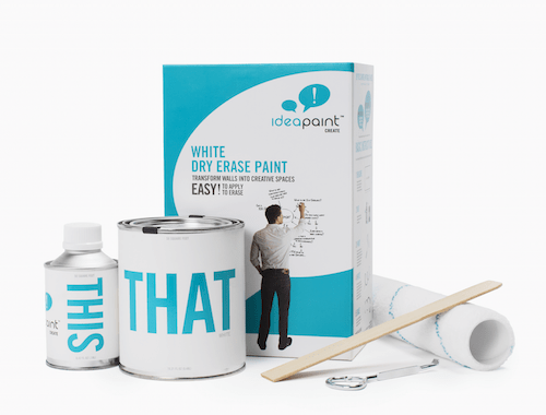 IdeaPaint CREATE White Dry Erase (Whiteboard) Paint - EU